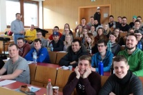 Die Studierenden erhielten Bewerbungstipps von Matthias Hennig.