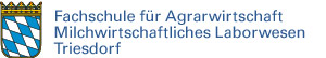 Schriftzug der Fachschule für Milchwirtschaftliches Laborwesen Triesdorf mit Link zur Startseite